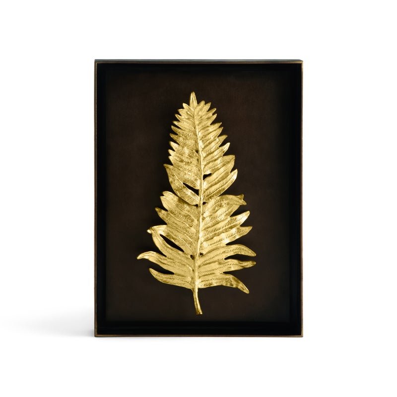 Michael Aram Fern Shadow Box - Gold