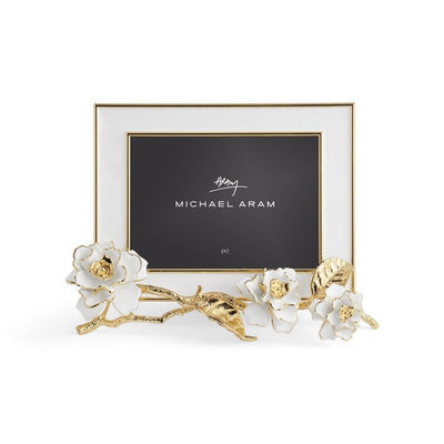 Michael Aram Gardenia Enameled White Frame (5X7)