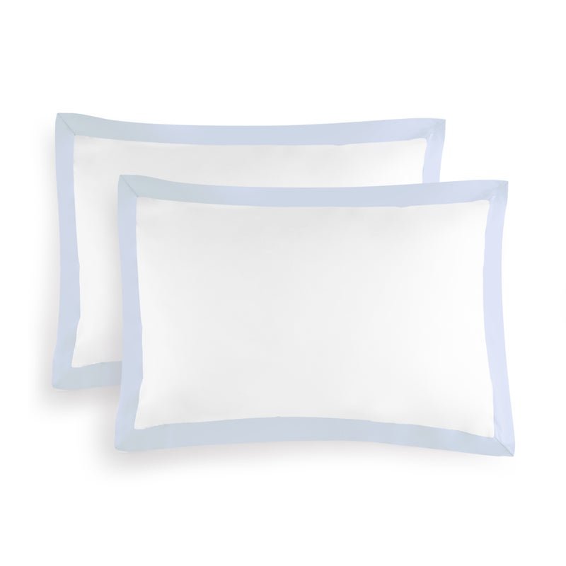 Michael Aram King Pillowcase Set - Sky and White