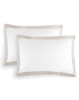 Michael Aram King Pillowcase Set - Stone and White