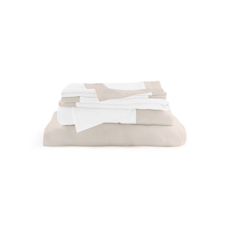 Michael Aram King Sheet Set - Stone and White