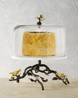 Michael Aram Lovebirds Cake Stand with Dome