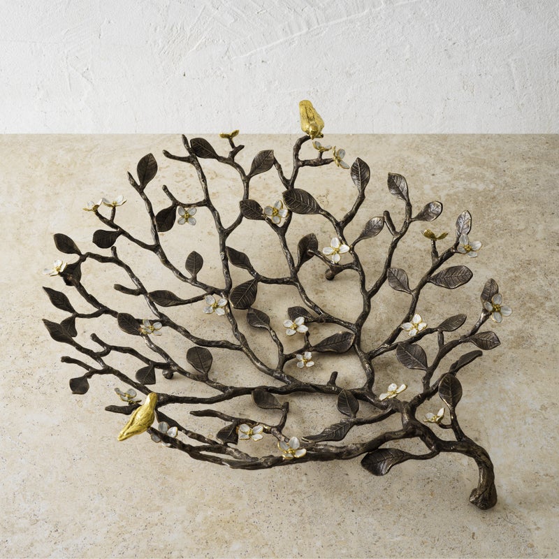 Michael Aram Lovebirds Centerpiece Bowl