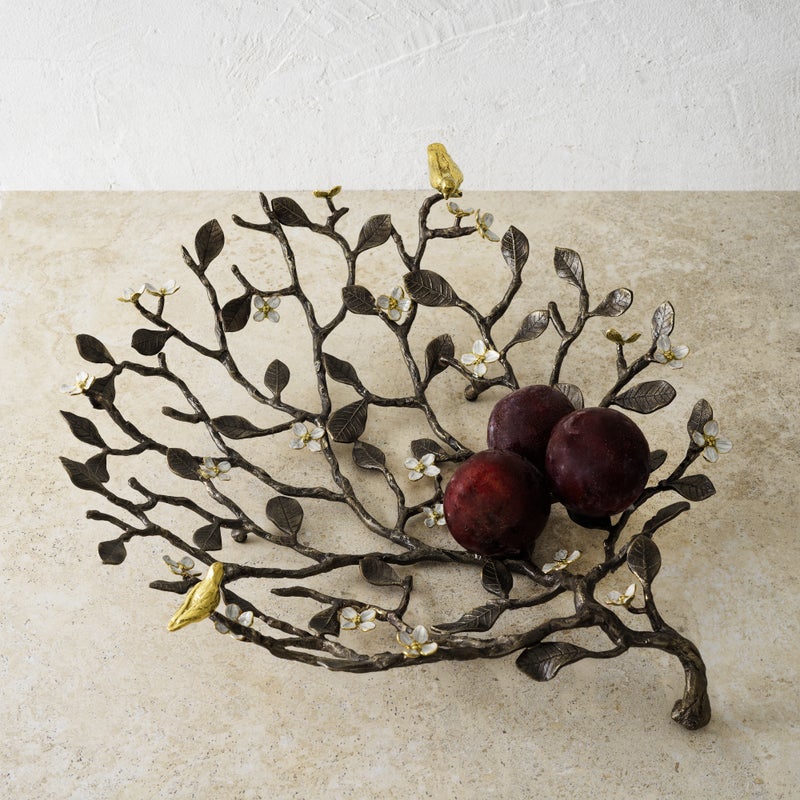 Michael Aram Lovebirds Centerpiece Bowl