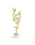 Michael Aram Lovebirds Silver & Gold Candelabra
