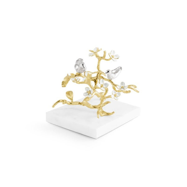 Michael Aram Lovebirds Silver & Gold Decorative Object