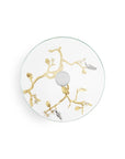 Michael Aram Lovebirds Silver & Gold Glass Cakestand