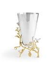 Michael Aram Lovebirds Silver & Gold Medium Vase