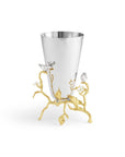 Michael Aram Lovebirds Silver & Gold Small Vase
