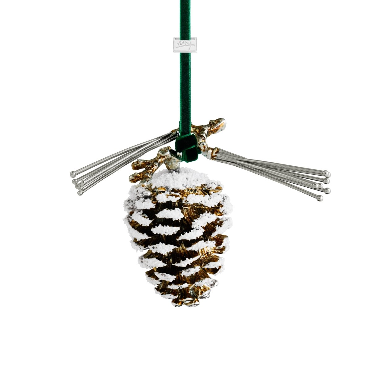 Michael Aram Pine Cone Snowy Ornament