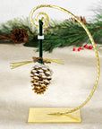 Michael Aram Pine Cone Snowy Ornament