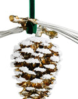 Michael Aram Pine Cone Snowy Ornament