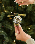 Michael Aram Pine Cone Snowy Ornament