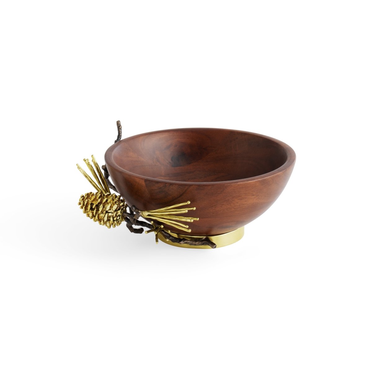 Michael Aram Pine Cone Wood Small Bowl