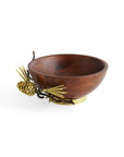 Michael Aram Pine Cone Wood Small Bowl