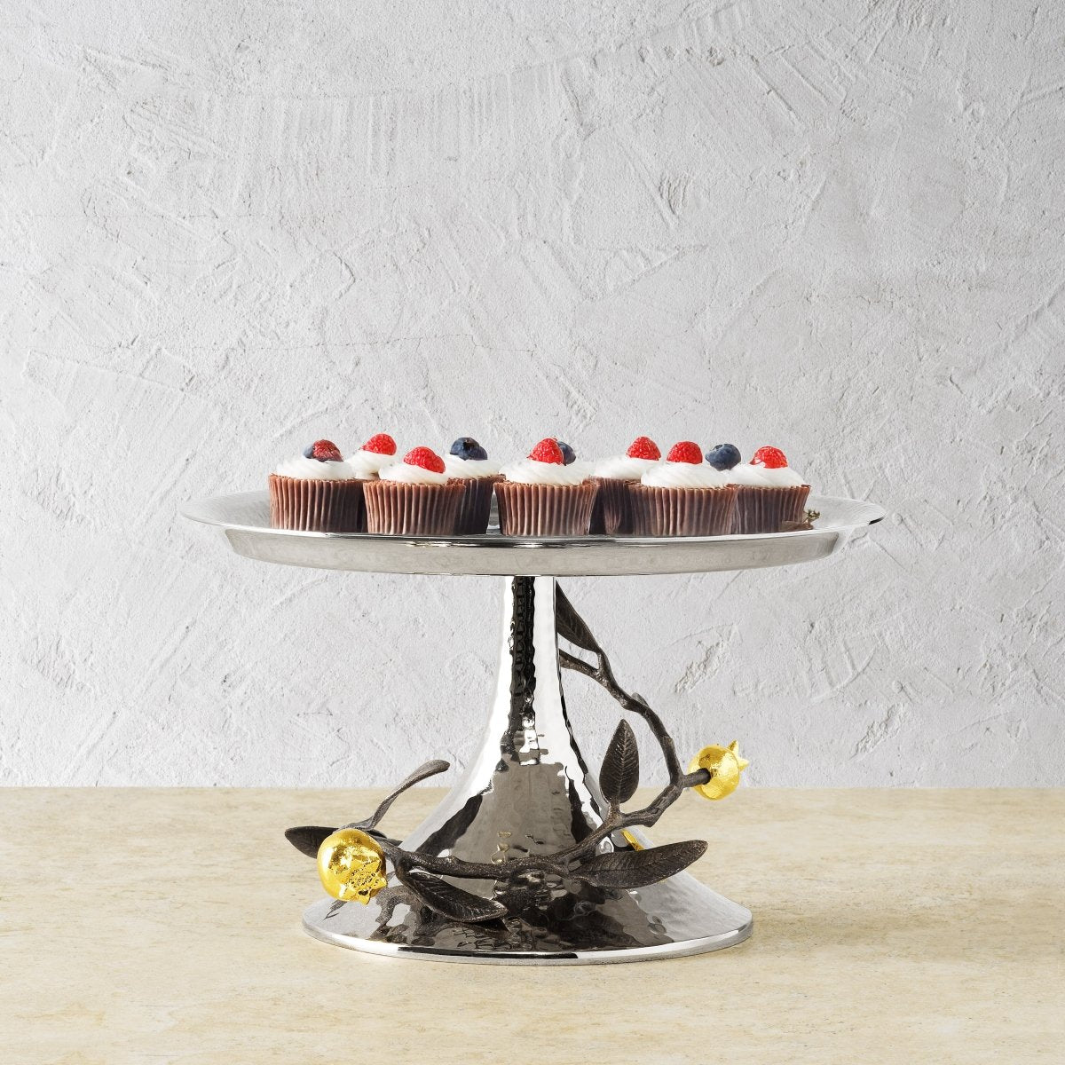 Michael Aram Pomegranate Pastry Dish with Dome