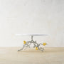 Michael Aram Pomegranate Silver & Gold Cake Stand