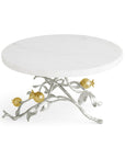 Michael Aram Pomegranate Silver & Gold Cake Stand