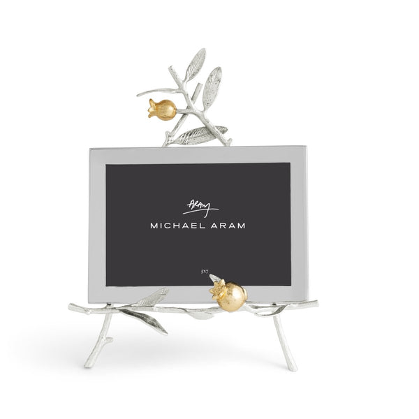 Michael Aram Pomegranate Silver & Gold Easel Frame