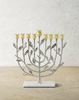 Michael Aram Pomegranate Silver & Gold Menorah