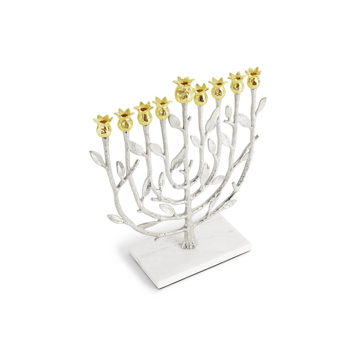 Michael Aram Pomegranate Silver &amp; Gold Menorah