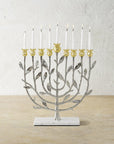 Michael Aram Pomegranate Silver & Gold Menorah