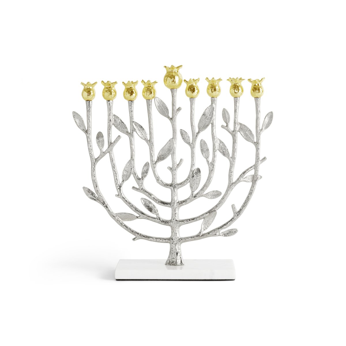 Michael Aram Pomegranate Silver &amp; Gold Menorah