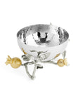 Michael Aram Pomegranate Silver & Gold Nut Bowl