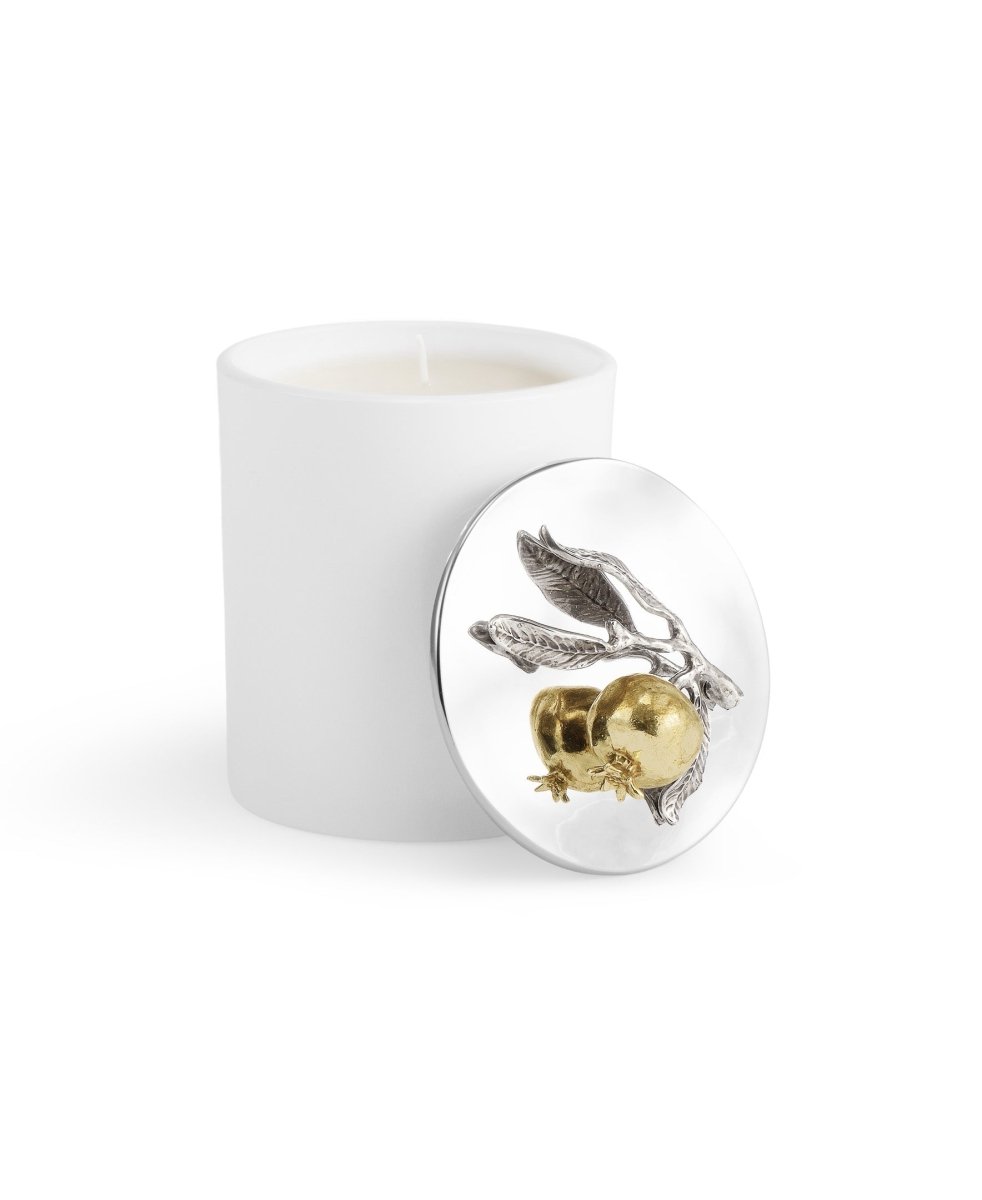 Michael Aram Pomegranate Silver &amp; Gold Scented Candle, 8 oz.