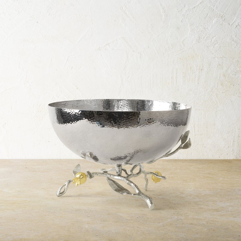 Michael Aram Pomegranate Silver &amp; Gold Serving Bowl