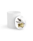 Michael Aram Pomegranate Silver & Gold Single Wick Scented Candle