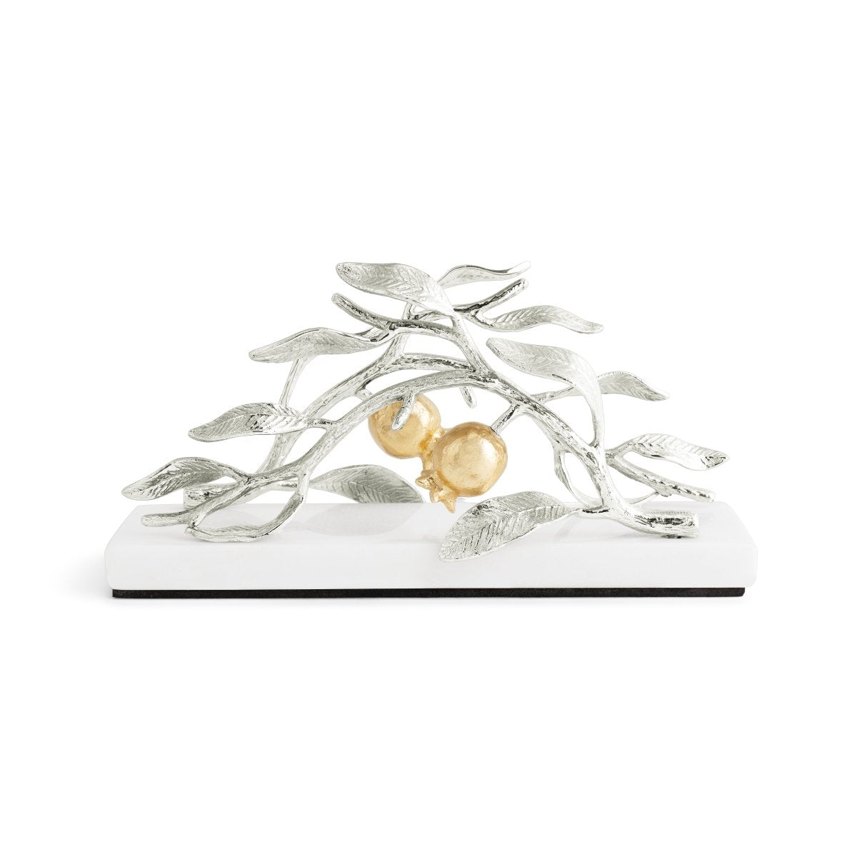 Michael Aram Pomegranate Silver & Gold Vertical Napkin Holder