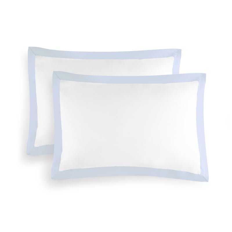 Michael Aram Queen Pillowcase Set - Sky and White