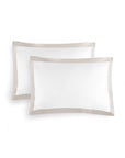 Michael Aram Queen Pillowcase Set - Stone and White