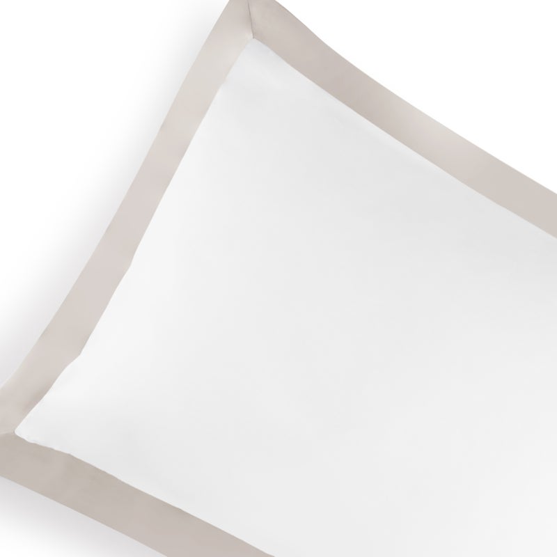 Michael Aram Queen Pillowcase Set - Stone and White