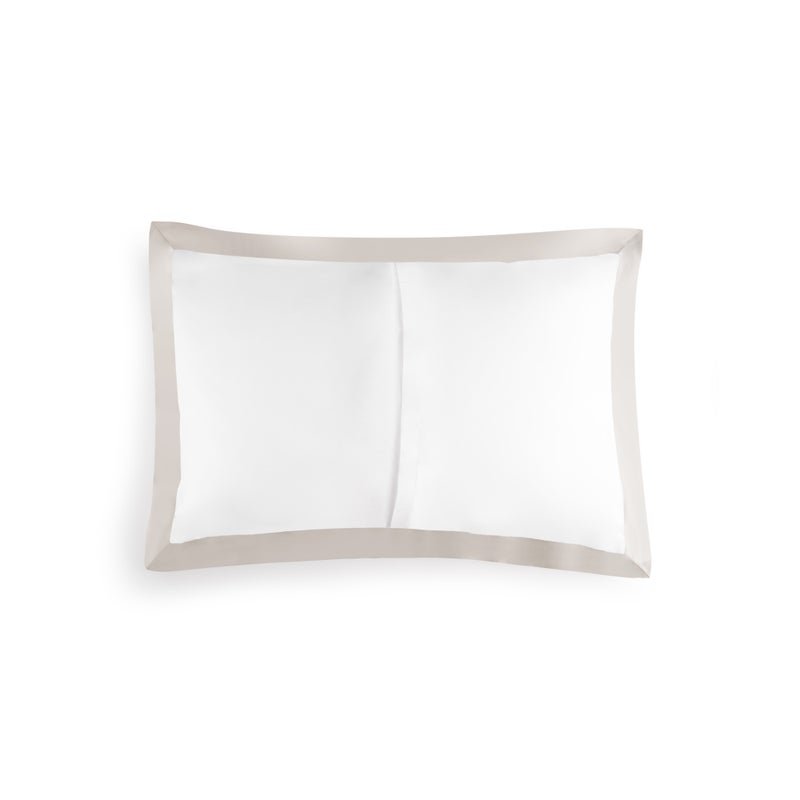 Michael Aram Queen Pillowcase Set - Stone and White