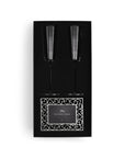 Michael Aram Reflective Champagne Flute & Heart Frame 3.5" x 5" Packaged Gift Set
