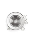 Michael Aram Silver Orchid Caviar Dish With Spoon