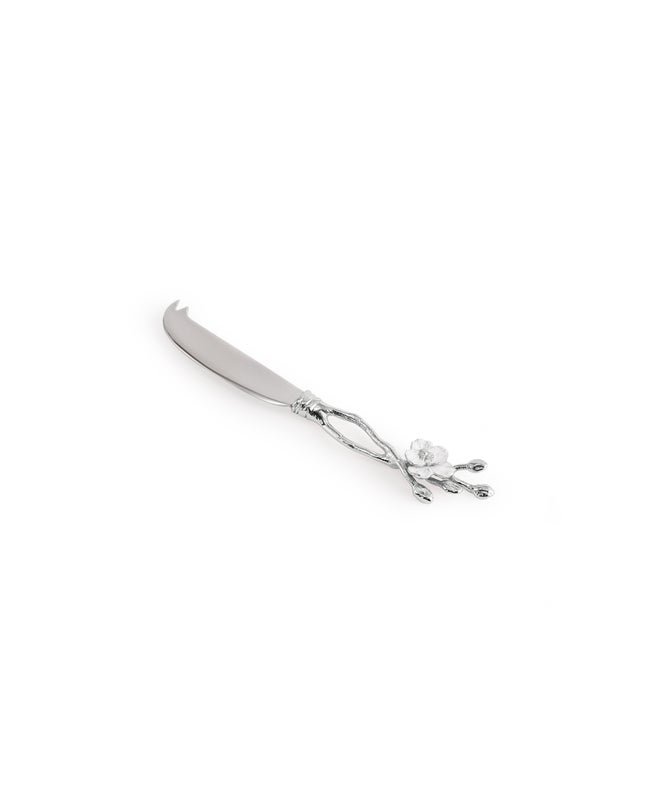 Michael Aram Silver Orchid Cheeseboard with Knife