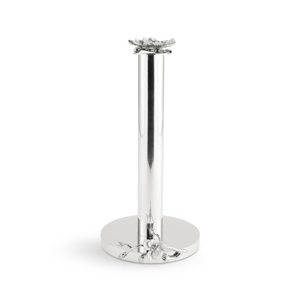 Michael Aram Silver Orchid Paper Towel Holder