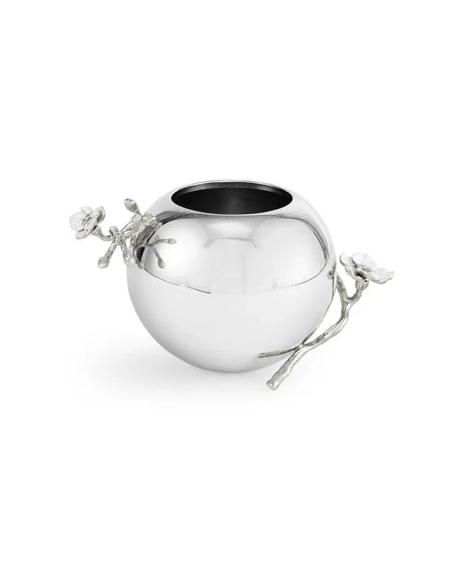 Michael Aram Silver Orchid Rose Bowl
