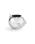 Michael Aram Silver Orchid Rose Bowl