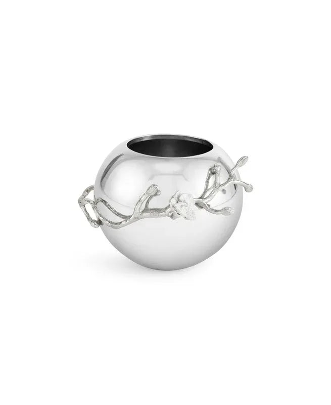 Michael Aram Silver Orchid Rose Bowl