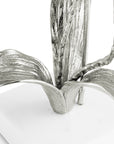 Michael Aram Silver Orchid Stem Sculpture Large