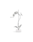 Michael Aram Silver Orchid Stem Sculpture Small