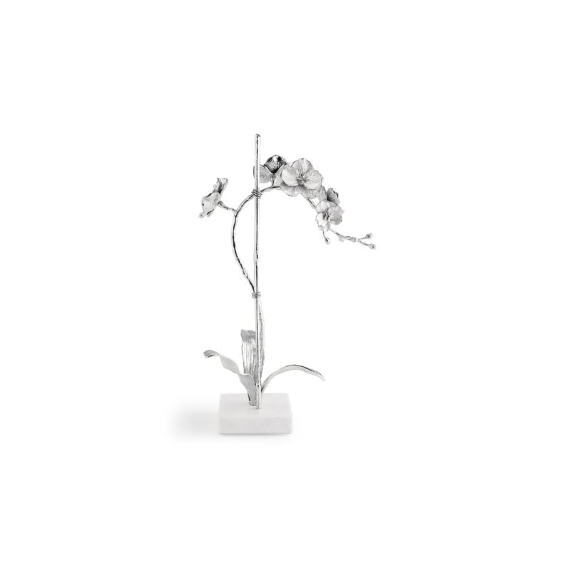 Michael Aram Silver Orchid Stem Sculpture Small