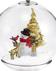 Michael Aram Snowman and Forest Friends Snow Globe Ornament