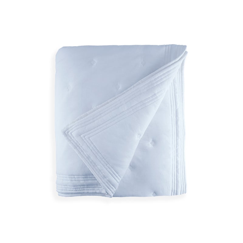 Michael Aram Tufted Quilt King Coverlet - Sky