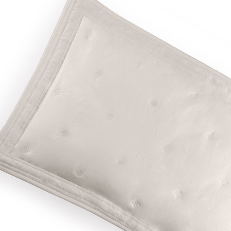 Michael Aram Tufted Quilt King Sham - Stone