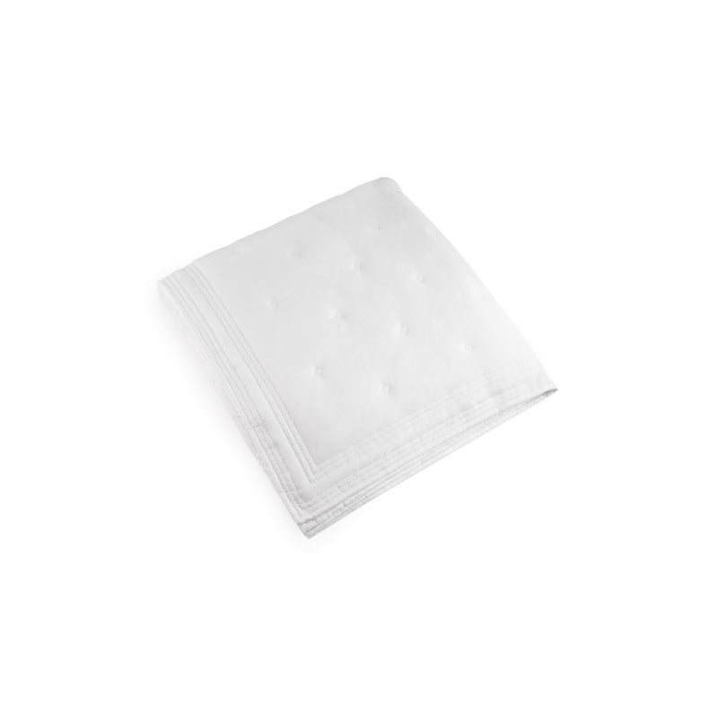 Michael Aram Tufted Quilt Queen Coverlet - Cloud